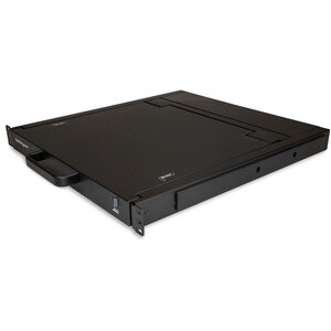 StarTech.com LCD-Rack-Konsole - Stahl - Schwarz - 1 Computer - 43,2 cm (17 Zoll) LCD - SXGA - 1280 x 1024USB - 1 x VGA - T