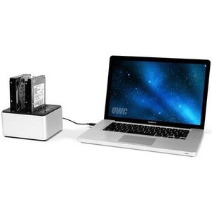 OWC Drive Dock SATA/600 - USB 3.1 (Gen 2) Type C Host Interface Desktop - Hot Swappable Bays - 2 x HDD Supported - 2 x SSD