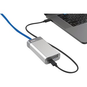 QNAP QNA-T310G1T 10Gigabit Ethernet Card for Notebook, Computer - 10GBase-T - Portable - Thunderbolt 3 - 1 Port(s) - 1 - T
