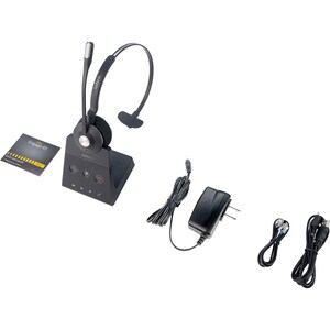 Jabra Engage 65 Mono Wireless Over-the-head Mono Headset - Monaural - Supra-aural - 15000 cm - DECT - 40 Hz to 16 kHz - No