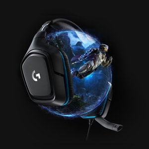 Logitech G432 Wired Over-the-head Stereo Gaming Headset - Binaural - Circumaural - 5 Kilo Ohm - 20 Hz to 20 kHz - 200 cm C