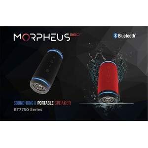 Morpheus 360 Sound Ring II Portable Bluetooth Speakers - Wireless Speaker with Microphone - 25W Loud - 20H Playtime - Dura