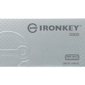 IronKey 8GB D300SM USB 3.1 Flash Drive - 8 GB - USB 3.1 - 256-bit AES - TAA Compliant