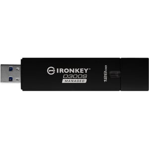 IronKey 128GB D300SM USB 3.1 Flash Drive - 128 GB - USB 3.1 - 256-bit AES - TAA Compliant
