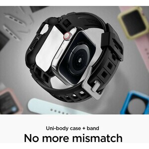 Spigen Apple Watch Series 4 (44mm) Case Rugged Armor Pro Black