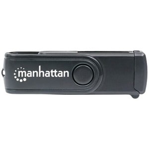 Manhattan USB-A Mini Multi-Card Reader/Writer, 5 Gbps (USB 3.2 Gen1 aka USB 3.0), 24-in-1, SuperSpeed USB, Windows or Mac,