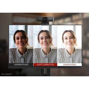 ViewSonic VB-CAM-001 - Webcam - 2,1 Megapixel - 30 fps - Schwarz - USB 2.0 - 1920 x 1080 Pixel Videoauflösung - 110° Angle