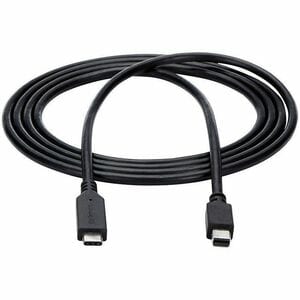 StarTech.com 6 ft. / 1.8 m USB-C to Mini DisplayPort Cable - 4K 60Hz - Black - USB 3.1 Type-C to Mini DP Adapter Cable - m