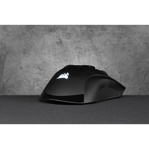 Corsair IRONCLAW RGB Wireless Gaming Mouse - Optical - Cable/Wireless - Bluetooth/Radio Frequency - 2.40 GHz - Black - USB