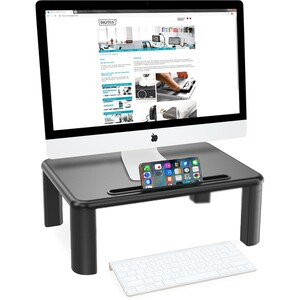 Digitus Höhenverstellbar Monitor Riser - 10 kg TragfähigkeitDisplay Type Supported: - 14,5 cm Höhe x 28 cm Breite - Tablet