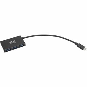 Tripp Lite by Eaton 4-Port USB-C Hub, USB 3.x Gen 2 (10Gbps), 4x USB-A Ports, Thunderbolt 3 Compatible, Aluminum Housing, 