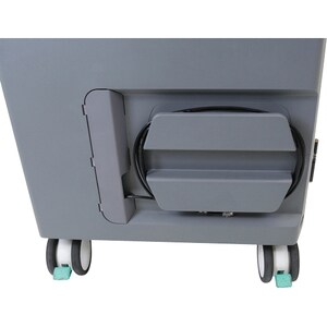 Ergotron Zip40 Charging and Management Cart, AU/NZ - 115.67 kg Capacity - 4 Casters - 127 mm Caster Size - 762 mm Width x 