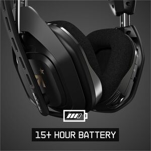 Astro A50 Wireless Headset with Lithium-Ion Battery - Stereo - Wireless - 30 ft - 20 Hz - 20 kHz - Over-the-head - Binaura
