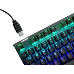 SteelSeries APEX 7 Mechanical Gaming Keyboard - Cable Connectivity - USB Interface - 104 Key Multimedia Hot Key(s) - Engli