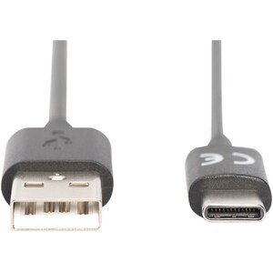 Digitus 1,80 m USB Datentransferkabel für PC, Tablet, Smartphone, Notebook - 1 - Erster Anschluss: Anschluss 1: USB A, Ste