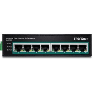 TRENDnet TI-PE80 8 Anschlüsse Ethernet-Switch - Fast Ethernet - 100Base-X - Neu - TAA-konform - 2 Unterstützte Netzwerksch