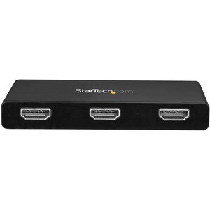 StarTech.com Signal Splitter - Plastic - 3840 × 2160 - 3 x HDMI Out - USB