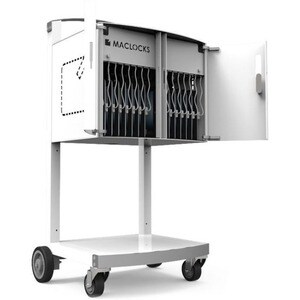Compulocks CartiPad Uno Charging Cart - Steel - 550.2 mm Width x 458 mm Depth x 988.6 mm Height - For 16 Devices