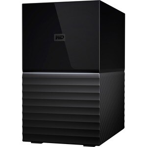 WD My Book Duo WDBFBE0240JBK 2 x Gesamtzahl Einschübe DAS-Speichersystem - 24 TB HDD Desktop - 2 x HDD installiert - 24 TB