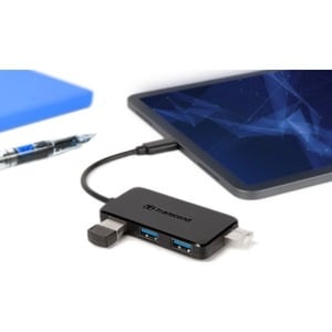 Transcend USB-Hub - USB-Typ C - 4 Total USB Port(s) - 4 USB 3.1 Port(s) - PC, Mac, Linux
