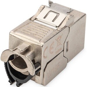 DIGITUS Professional Network Connector - 24 - 1 x 8-pin RJ-45 Network Female - Shielding - Silver