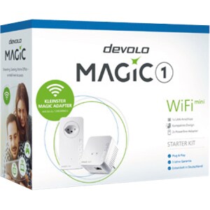 devolo Magic 1 WiFi Powerline Netzwerkadapter - 1 - 1 x Netzwerk (RJ-45) - 1200 Mbit/s Stromleitung - 400 m Reichweite unt