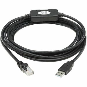 Eaton Tripp Lite Series USB-A to RJ45 Rollover Console Cable (M/M) - Cisco Compatible, 250 Kbps, 10 ft. (3.05 m), Black - 