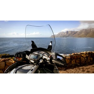 TomTom RIDER 550 Motorcycle GPS Navigator - Black - Mountable - 10.9 cm (4.3") - Touchscreen - Camera, Microphone - Text-t