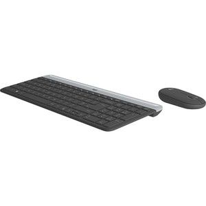 Logitech MK470 Keyboard & Mouse - English (US) - USB Wireless RF - USB Wireless RF - Optical - 1000 dpi - Scroll Wheel - S