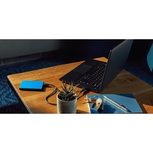 WD My Passport Tragbar Festplatte - Extern - 4 TB - Blau - USB 3.0 - 256-bit Verschlüsselungsstandard - Retail