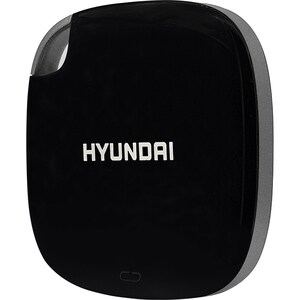Hyundai 500 GB Portable Solid State Drive - External - Midnight Black - Tablet, Notebook, Gaming Console, Desktop PC Devic