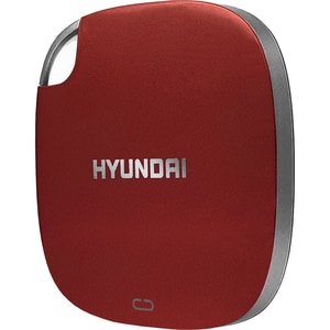 Hyundai 500 GB Portable Solid State Drive - External - Red - Tablet, Notebook, Gaming Console, Desktop PC Device Supported