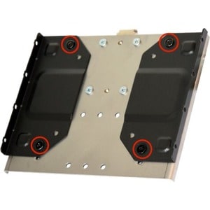 Shuttle Mounting Adapter Kit für Barebone-PC - Metall, Edelstahl