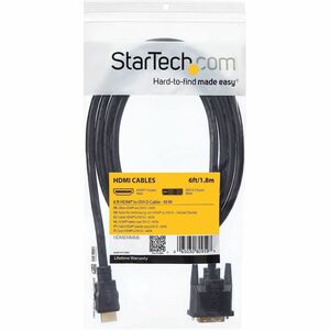 6 FT HDMI TO DVI-D CABLE - M/M - 6FT DVI-D TO HDMI - HDMI TO DVI CONVERTERS - HDMI TO DVI ADAPTER