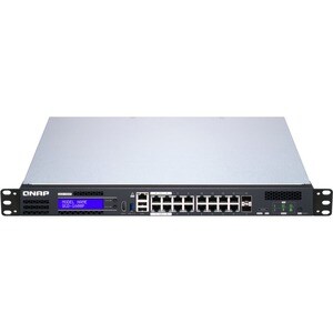 Conmutador Ethernet QNAP QGD QGD-1600P-4G 16 Puertos Gestionable - 3 Capa compatible - Modular - 2 Ranuras SFP - Fibra Ópt