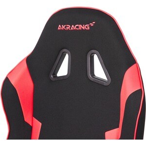 AKRacing Core Series EX-Wide Gaming Chair - For Gaming - Metal, Aluminum, Steel, Polyester, Fabric, Nylon - Red