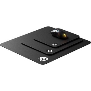 SteelSeries Cloth Gaming Mouse Pad - 13.39" x 10.63" Dimension - Black - Micro-woven Cloth, Rubber, Fabric - Anti-slip