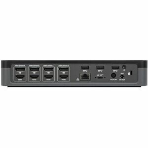 Targus DOCK570EUZ USB-Typ C Docking Station für Notebook, Desktop-PC - Ladefunktion - Grau - 4 Unterstützte Displays - 4K 