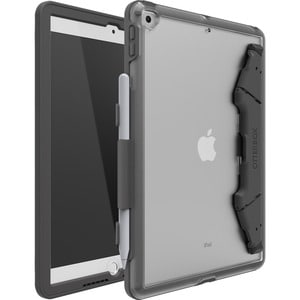 OtterBox UnlimitEd Case for Apple iPad (7th Generation) Tablet - Clear, Grey - Synthetic Rubber, Polycarbonate, Polyurethane