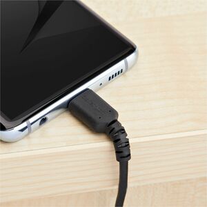 StarTech.com 2m USB A to USB C Charging Cable - Durable Fast Charge & Sync USB 2.0 to USB Type C Data Cord - Aramid Fiber 