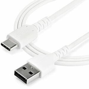 StarTech.com 1m USB A to USB C Charging Cable - Durable Fast Charge & Sync USB 2.0 to USB Type C Data Cord - Aramid Fiber 