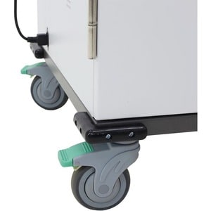 Ergotron YES30 Basic Charging Cart, AU/NZ - 3 Shelf - 27.22 kg Capacity - 4 Casters - 101.60 mm Caster Size - Wood, Thermo