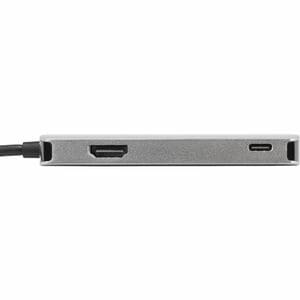 Targus USB-C Multi-Port Single Video Adapter and Card Reader with 100W PD Pass-Thru - 1 x USB 3.2 (Gen 1) Type C - Male - 