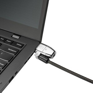 Kensington ClickSafe Kabelschloss Für Notebook - 1,80 m Kabel - Patentiertes T-Stangenschloss/Schlüsselschloss - Karbonsta