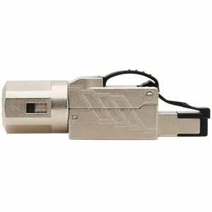 Eaton Tripp Lite Series Cat6a RJ45 Plug - MPTL, Shielded, 100W High-Power PoE & PoE++, Zinc Die-Cast, Black, TAA - 1 x RJ-