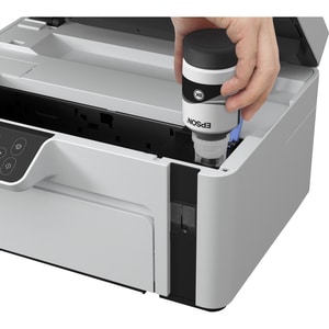 Epson ET-M2120 Wireless EcoTank Inkjet Multifunction Printer - Monochrome - Copier/Printer/Scanner - 32 ppm Mono Print - 1