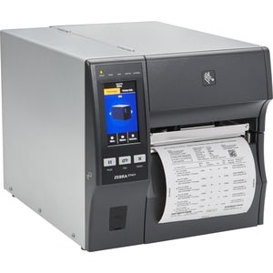 Zebra ZT421 Industrial Direct Thermal/Thermal Transfer Printer - Monochrome - Label Print - USB - USB Host - Serial - Blue