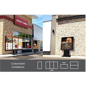 LG SIGNAGE DISPLAY HIGH BRIGHTNESS OUTDOOR ENCLOSURE