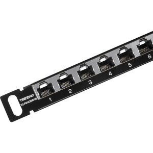 Network Pièce pour panneau TRENDnet TC-P24C6AHS - 24 Port(s) - 24 x RJ-45 - 0,5U Haut - Montable en rack