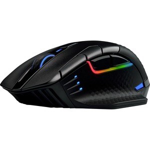 Corsair DARK CORE RGB Gaming Mouse - Optical - Cable/Wireless - Bluetooth - Black - 1 - USB 2.0 Type A - 18000 dpi - Scrol